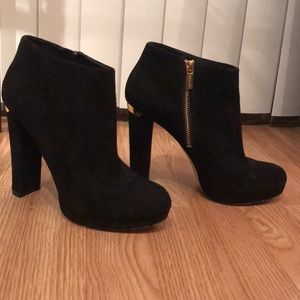 Michael Kors Haven ankle booties suede 8